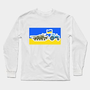 Трактор и танк Long Sleeve T-Shirt